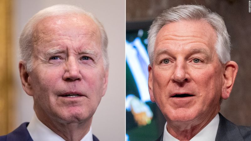 Biden issues scathing rebuke of Tuberville's hold on military promotions
